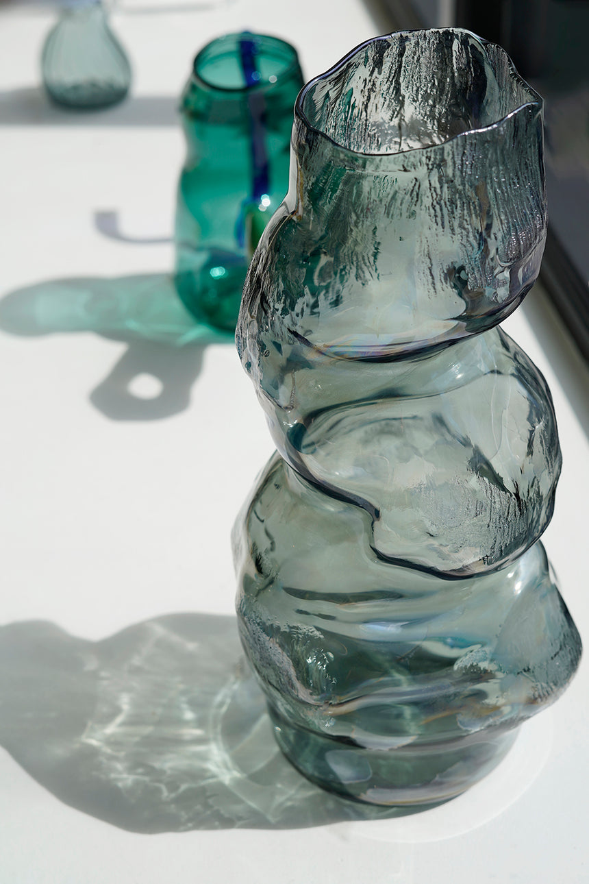 Lustre Glass Vase III