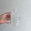Fluted Glass Candle Holder w/Handle