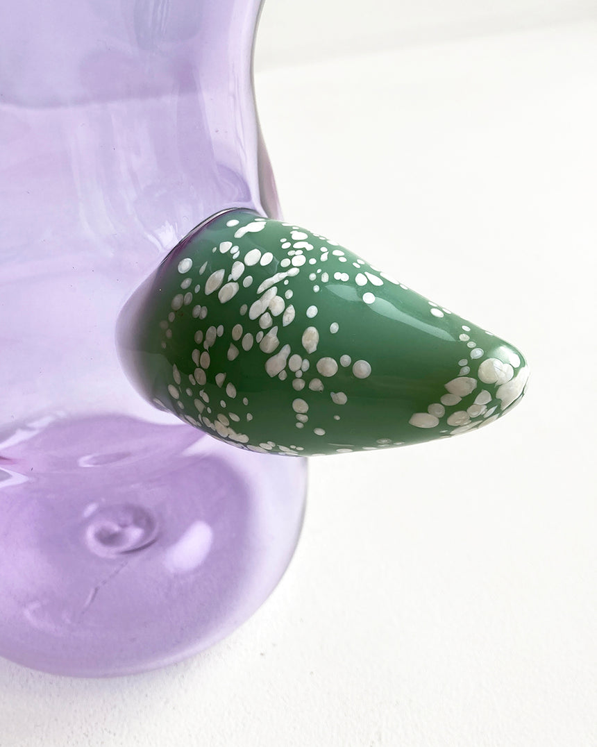 Incalmo Vase w/Two Arms - Lilac