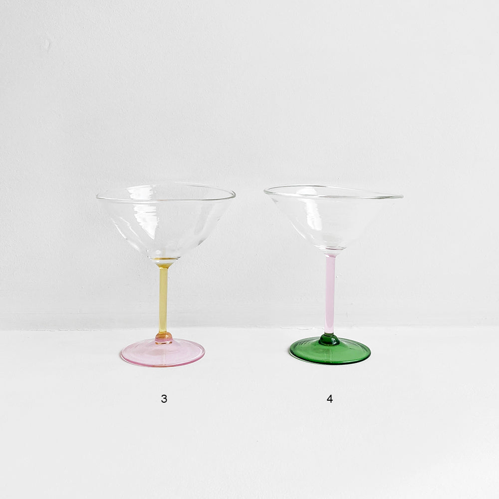 3 metal martini glasses Hankow China c. 1920 (item #1426586)