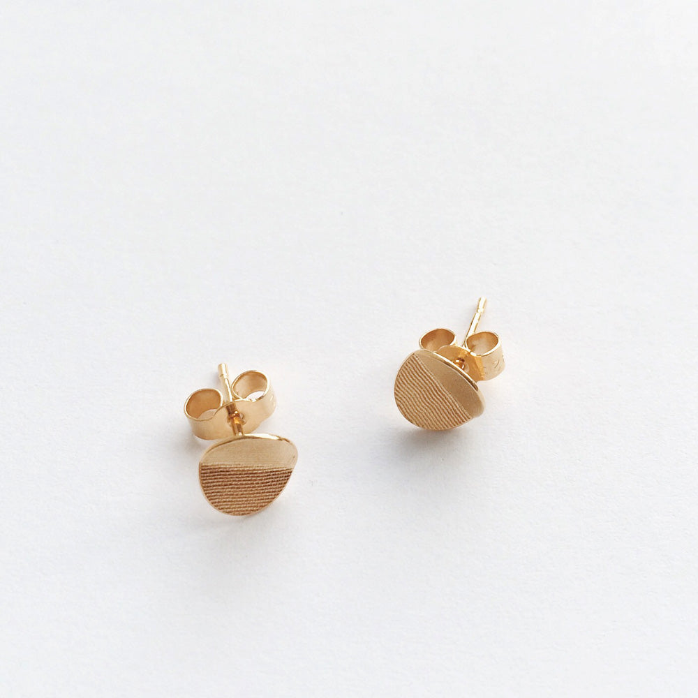 Stud Earring, Circle Bent