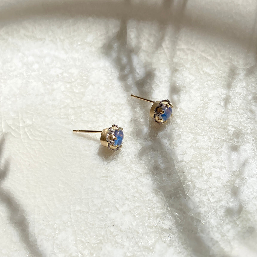 Glass Earrings: Embroidery