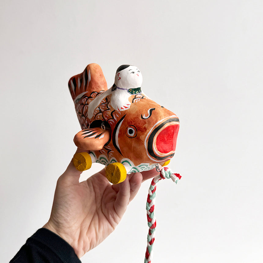 Ryukyu Hariko - Boy Riding A Fish, Large