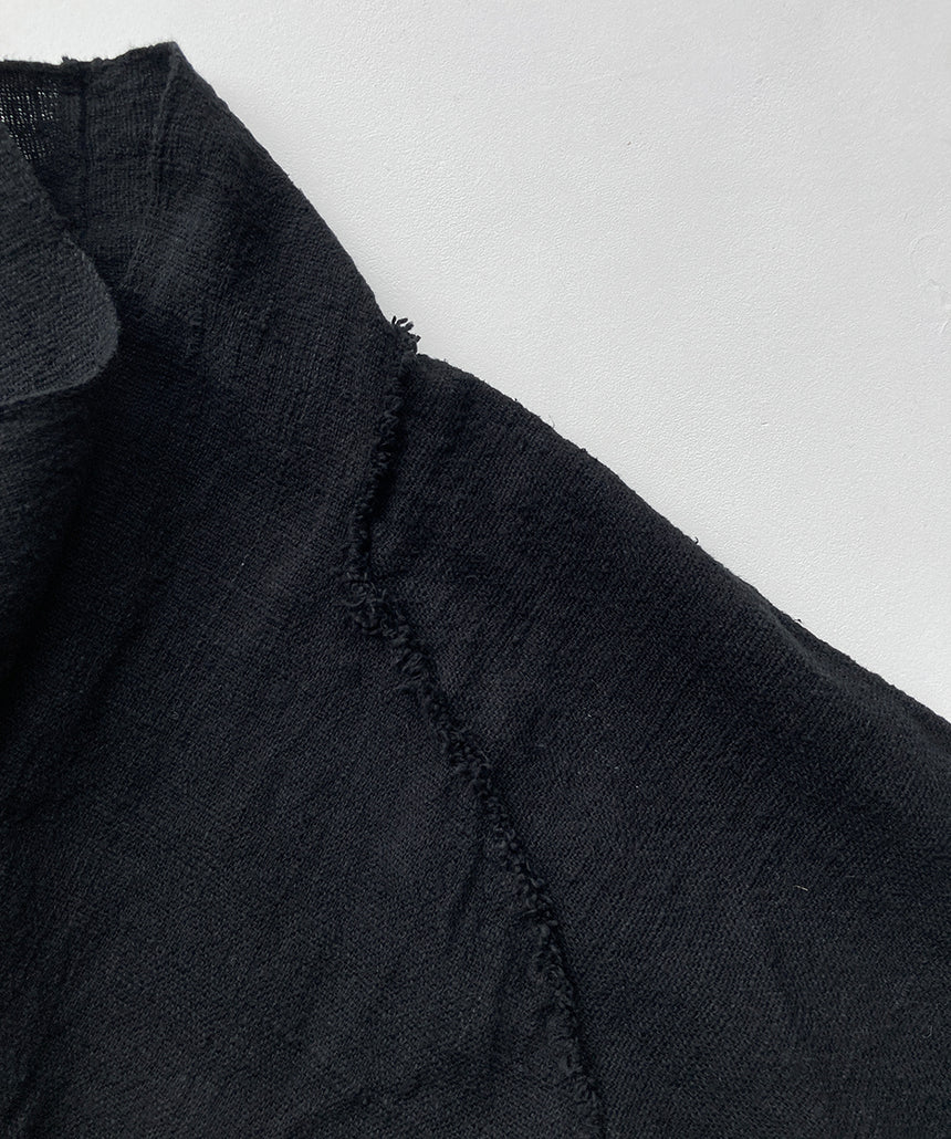 Mittan - Garabo Reversible Coat, Black (Unisex)