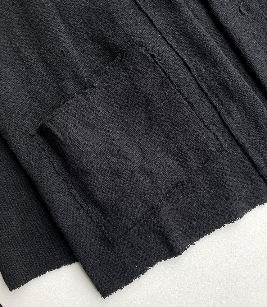 Mittan - Garabo Reversible Coat, Black (Unisex)
