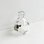 Glass Vase with Platinum Drawings III
