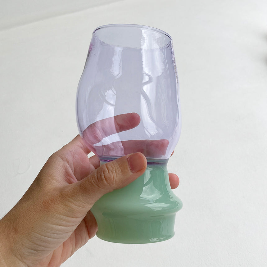 Two-Colour Footed Tumbler