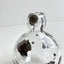 Glass Vase with Platinum Drawings I