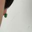 Glass Earrings: Antique Green I