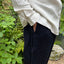 Mittan - Flax Ramie Long Trousers, Navy (Unisex)