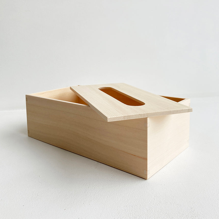 Hinoki Wood Tissue Box