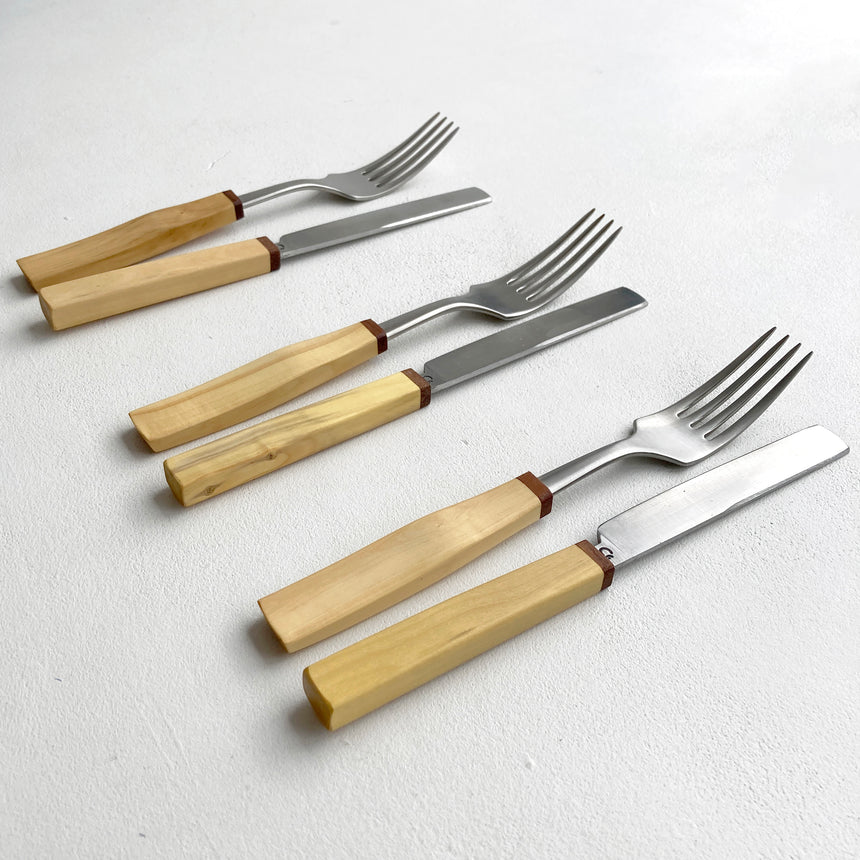 Table Knife & Fork - Boxwood