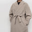 Cosmic Wonder Classic Back Satin Belted Coat