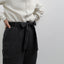 Mittan Twill Hemp Trousers w/Belt - Ink
