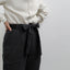 Mittan Twill Hemp Trousers w/Belt - Black