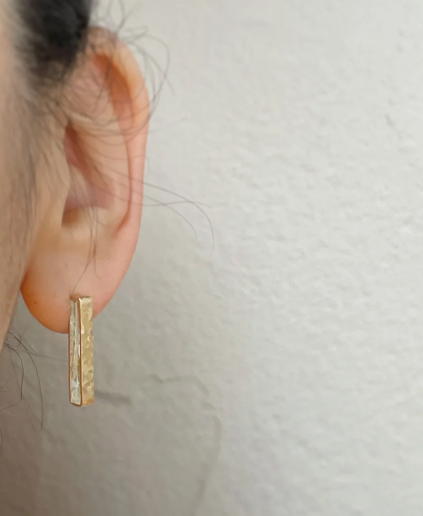 Glass Earrings: Twiggy