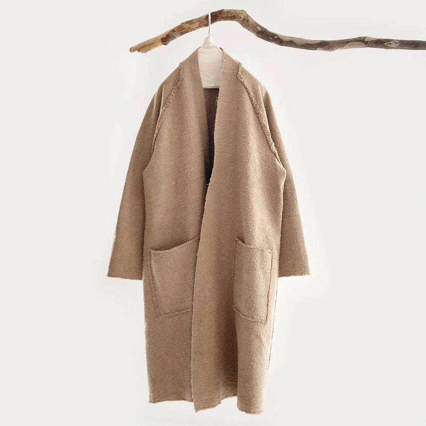 Mittan - Garabo Reversible Coat, Walnut (Unisex)