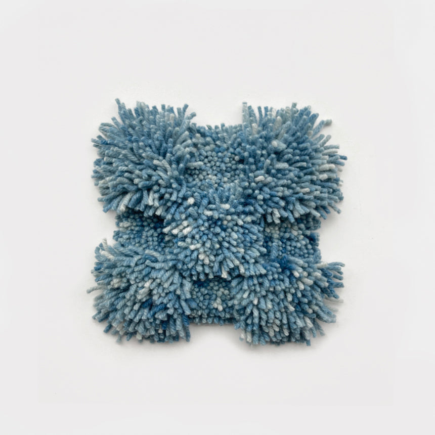 Sarah Holt - Indigo Hand-Woven Coasters / Wall hang