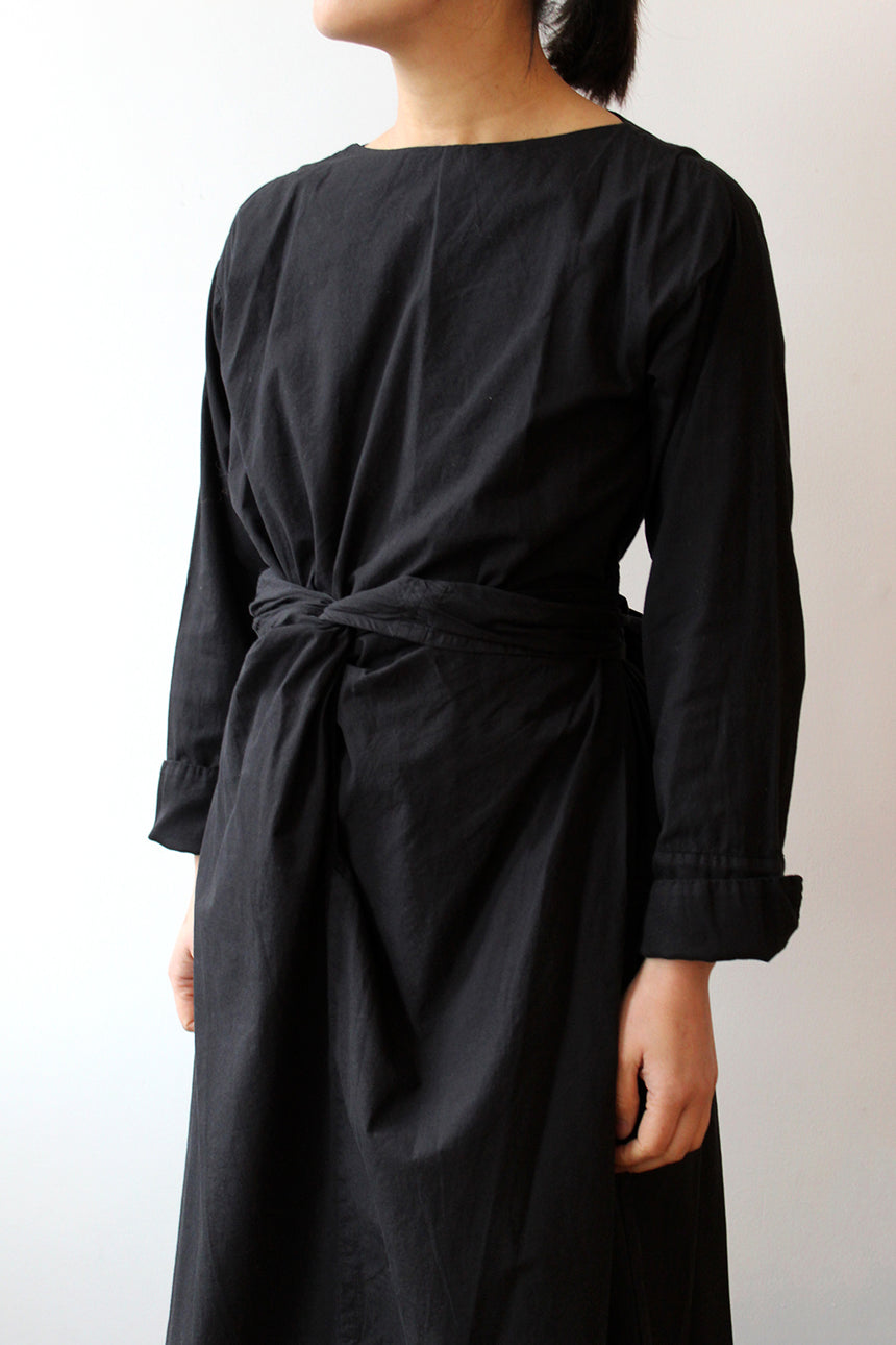 Cosmic Wonder - Organic Cotton Wrapped Dress, Black | Momosan Shop