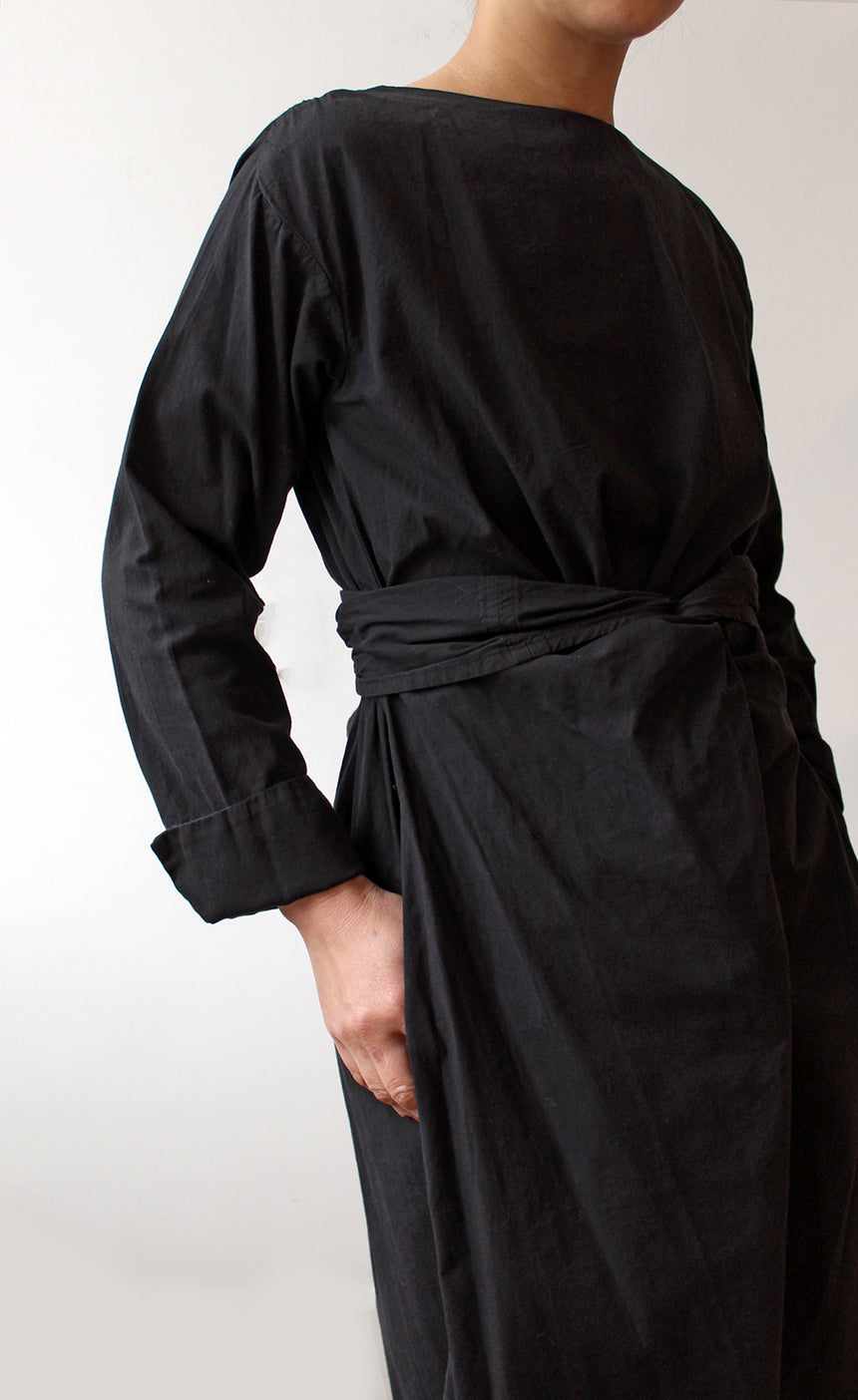 Cos black best sale wrap dress