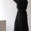 Cosmic Wonder - Organic Cotton Wrapped Dress, Black