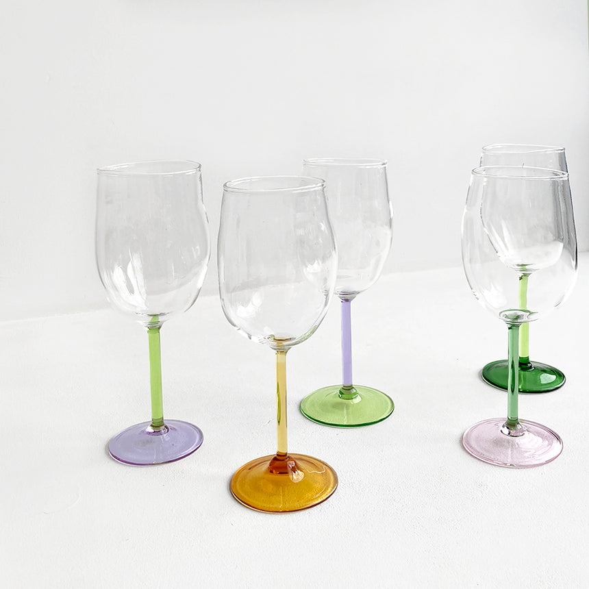 Hand-Blown Wine Glass