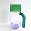 Three Colour Glass Jug - Peacock