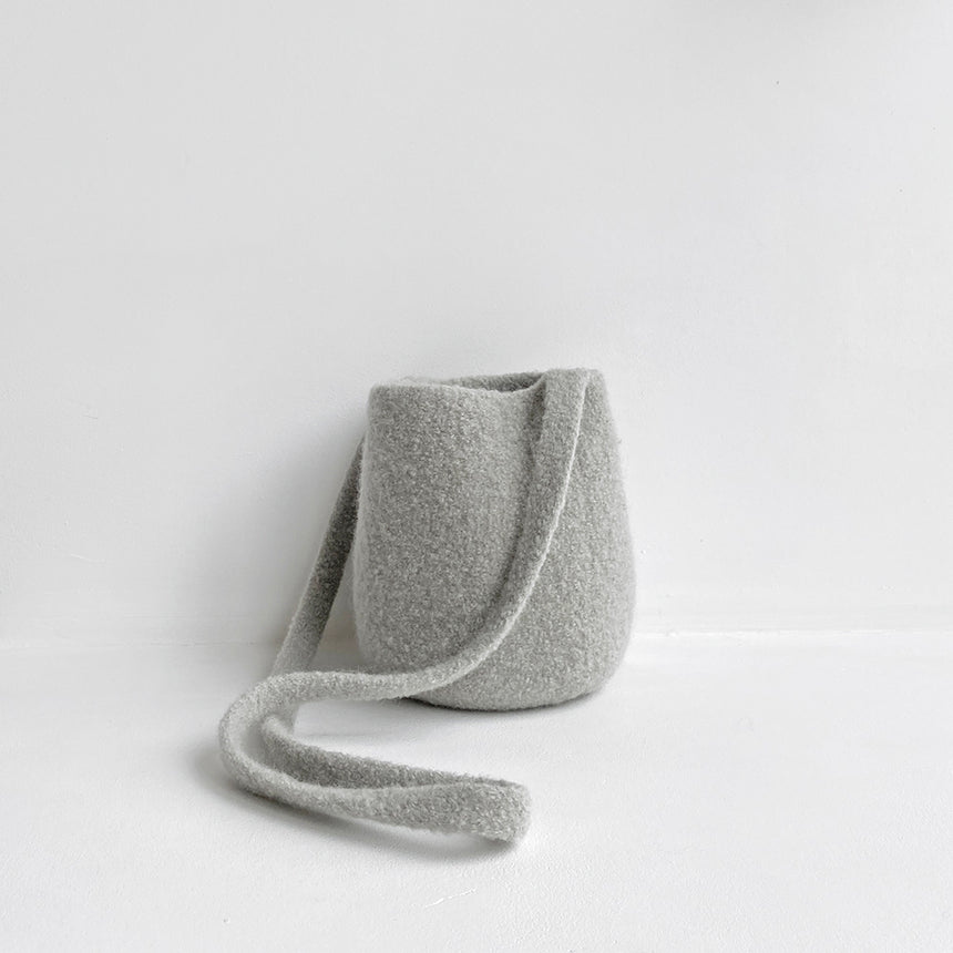 Wool Bag - Silver