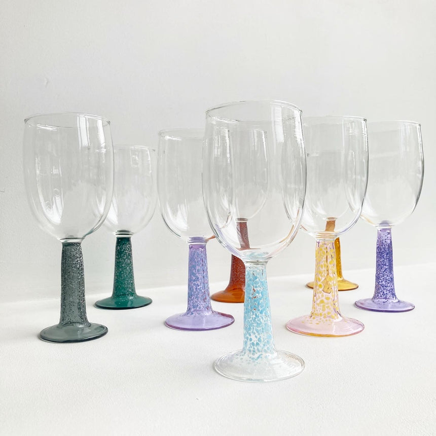 Hand-Blown Römer Wine Glasses